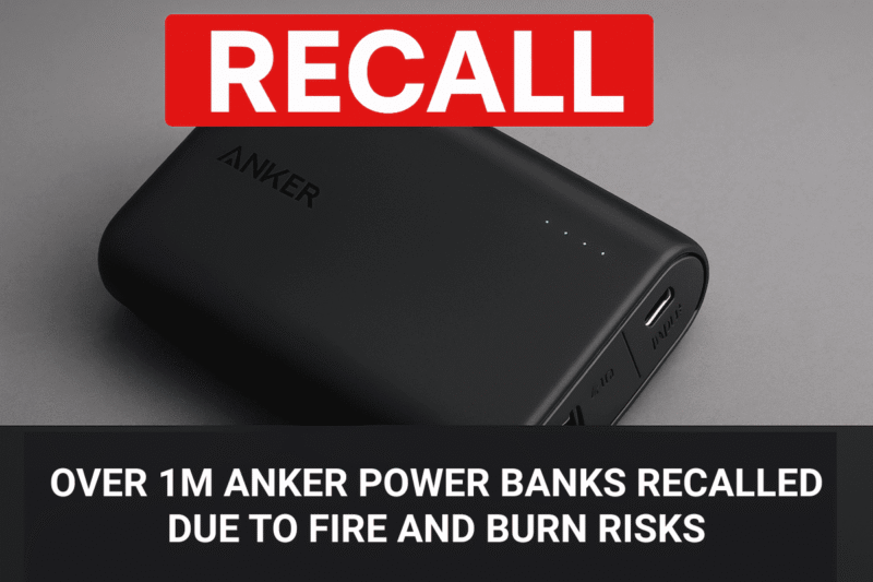 Anker Recalls 1m Power Banks After Fires, Explosions, and Property Damage
