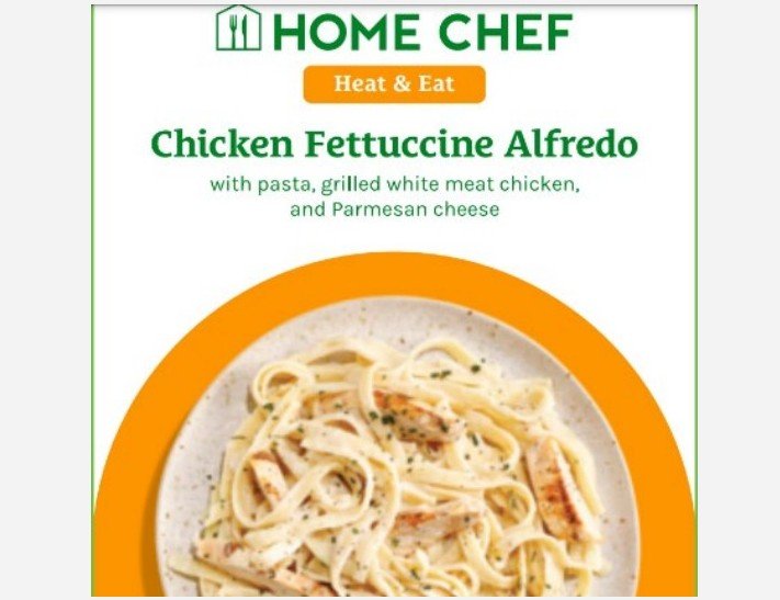 Home Chef Chicken Fettuccine Alfredi