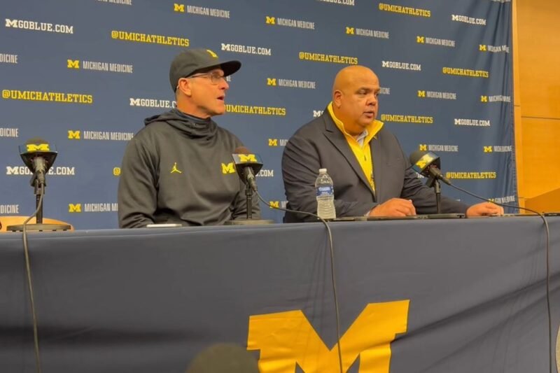 Michigan lawsuit targets Jim Harbaugh, Warde Manuel in Weiss scandal