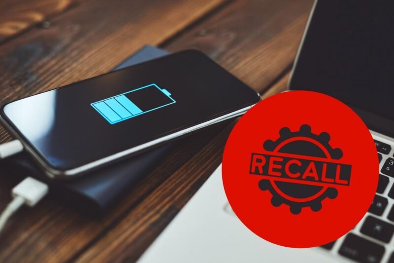 Over 1 Million Power Banks Recalled for Fire and Explosion Hazard