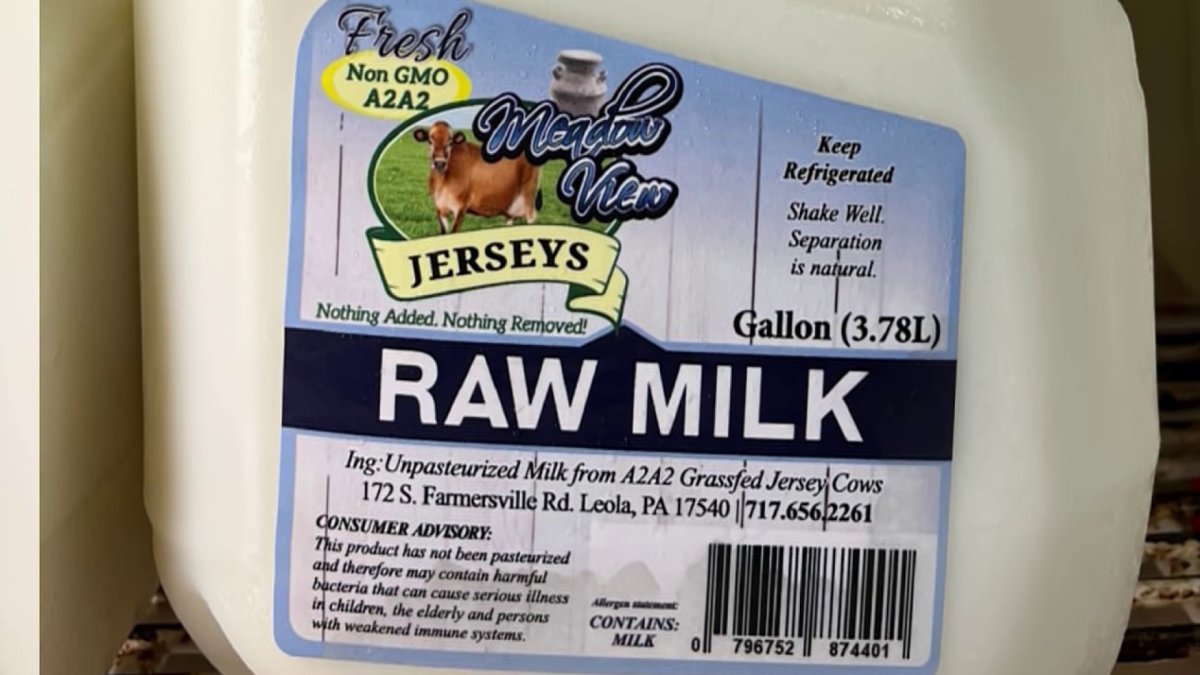 Pa. Dept. of Agriculture recalls raw milk due to contamination concerns – NBC10 Philadelphia