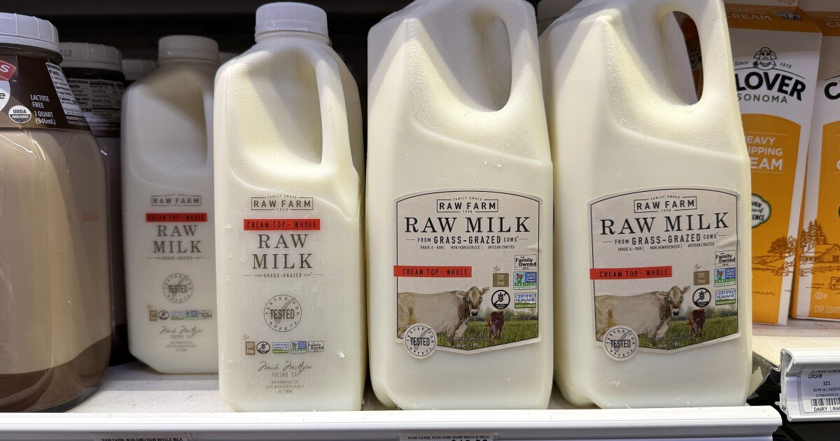 Raw dairy farm shut down