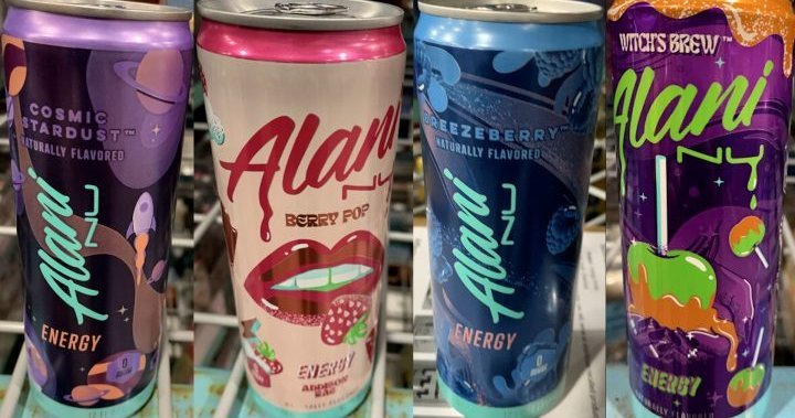 Alani Nu latest energy drink to face warning as others recalled by CFIA – National