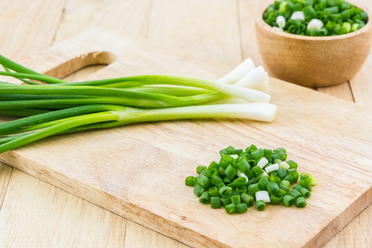 Chopped spring onions