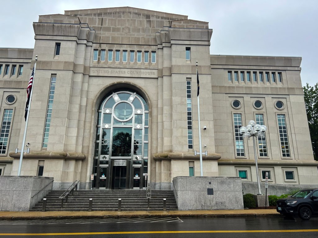 A view of the Warren B. Rudman United States Courthouse in Concord, New Hampshire