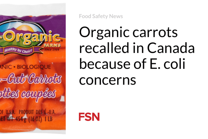 Organic carrots recalled in Canada because of E. coli concerns