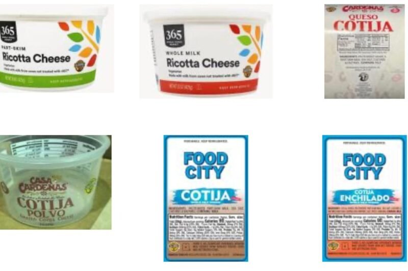 list of food possibly contaminated with listeria growing